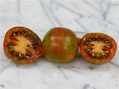Photo of Tomato (Solanum lycopersicum 'Black Vernissage') uploaded by Joy