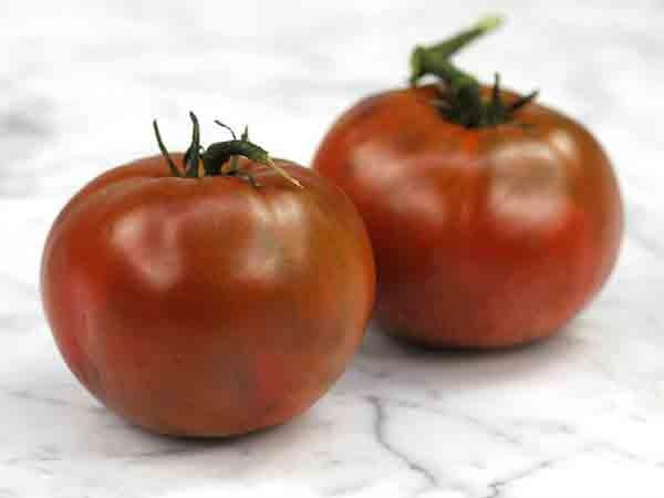 Photo of Tomato (Solanum lycopersicum 'Paul Robeson') uploaded by Joy