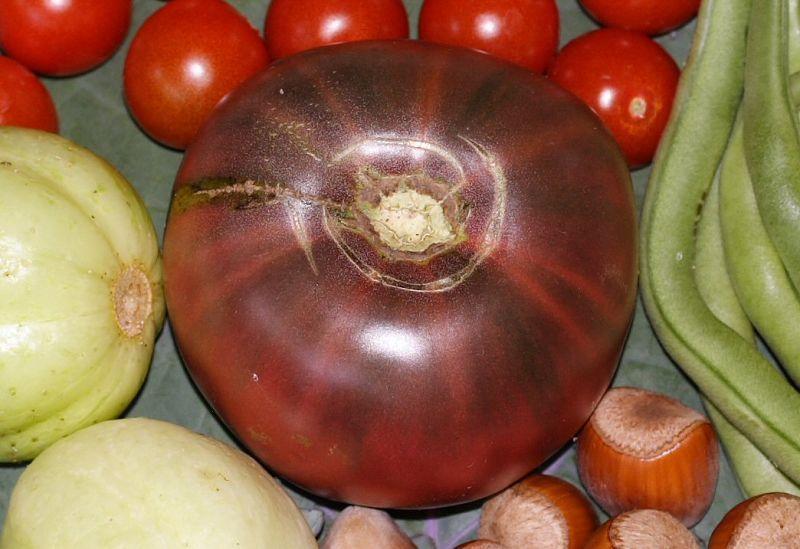 Photo of Tomato (Solanum lycopersicum 'Cherokee Purple') uploaded by DianeSeeds